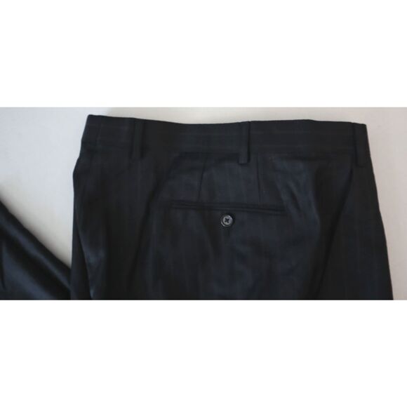 Lauren Ralph Lauren Sz 40x30 Charcoal/Brown Edgewood Classic Fit Suit Pants - Picture 9 of 12
